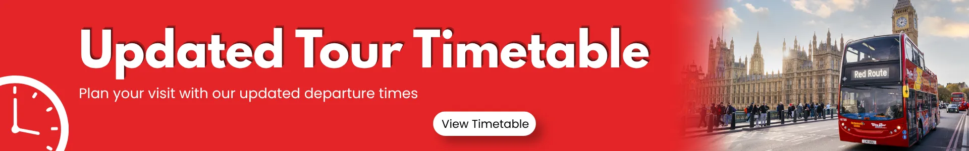 London City Tour timetables