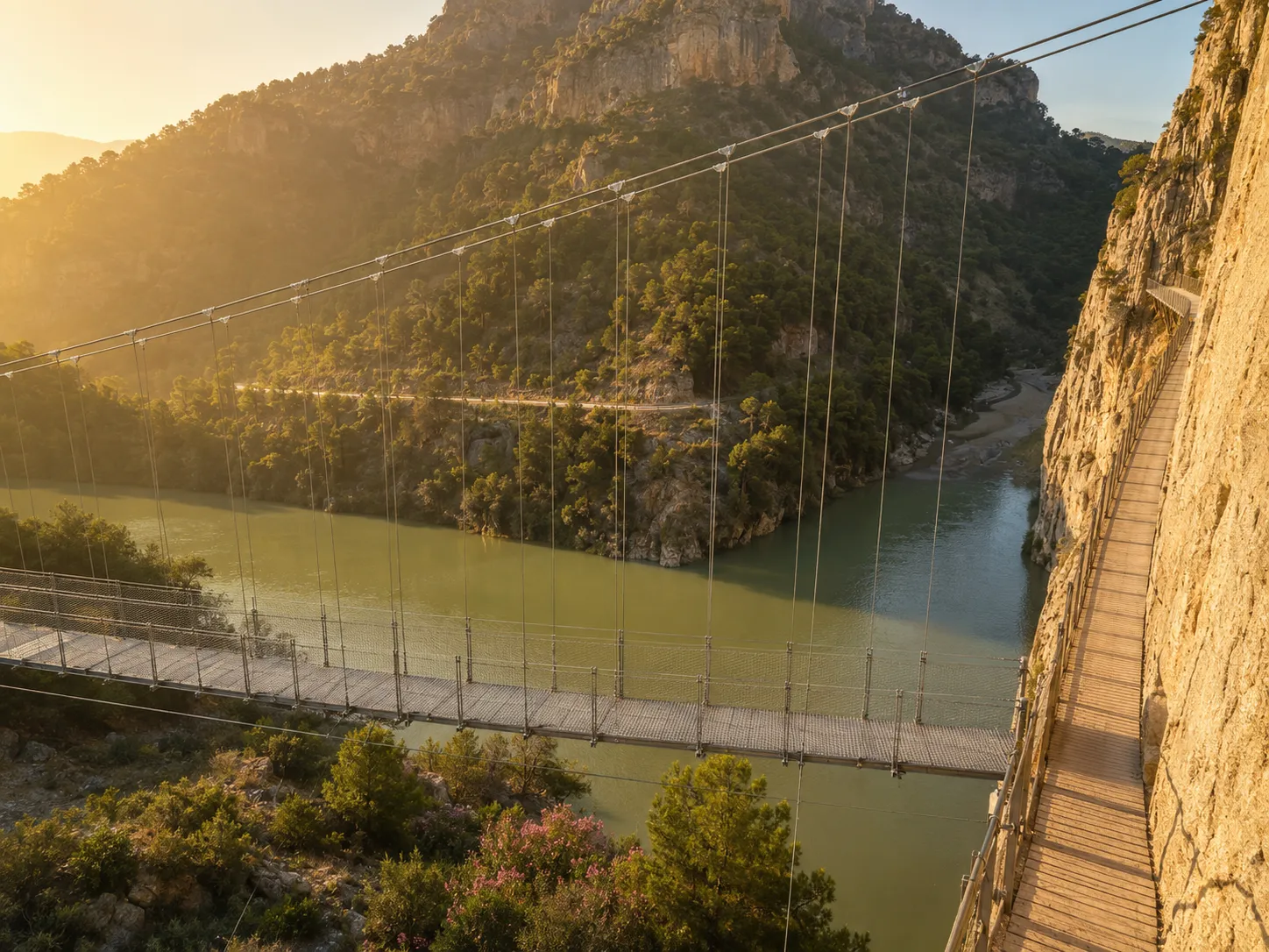 Nuevo puente colgante Caminito del rey 2026