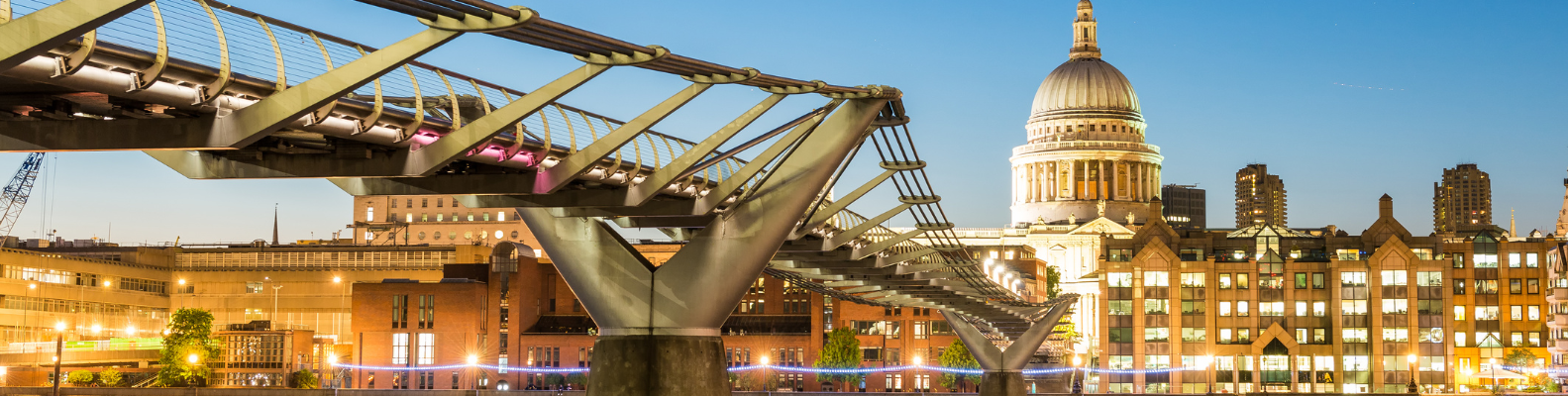 Millennium Bridge: el puente más moderno de Londres sobre el Támesis
