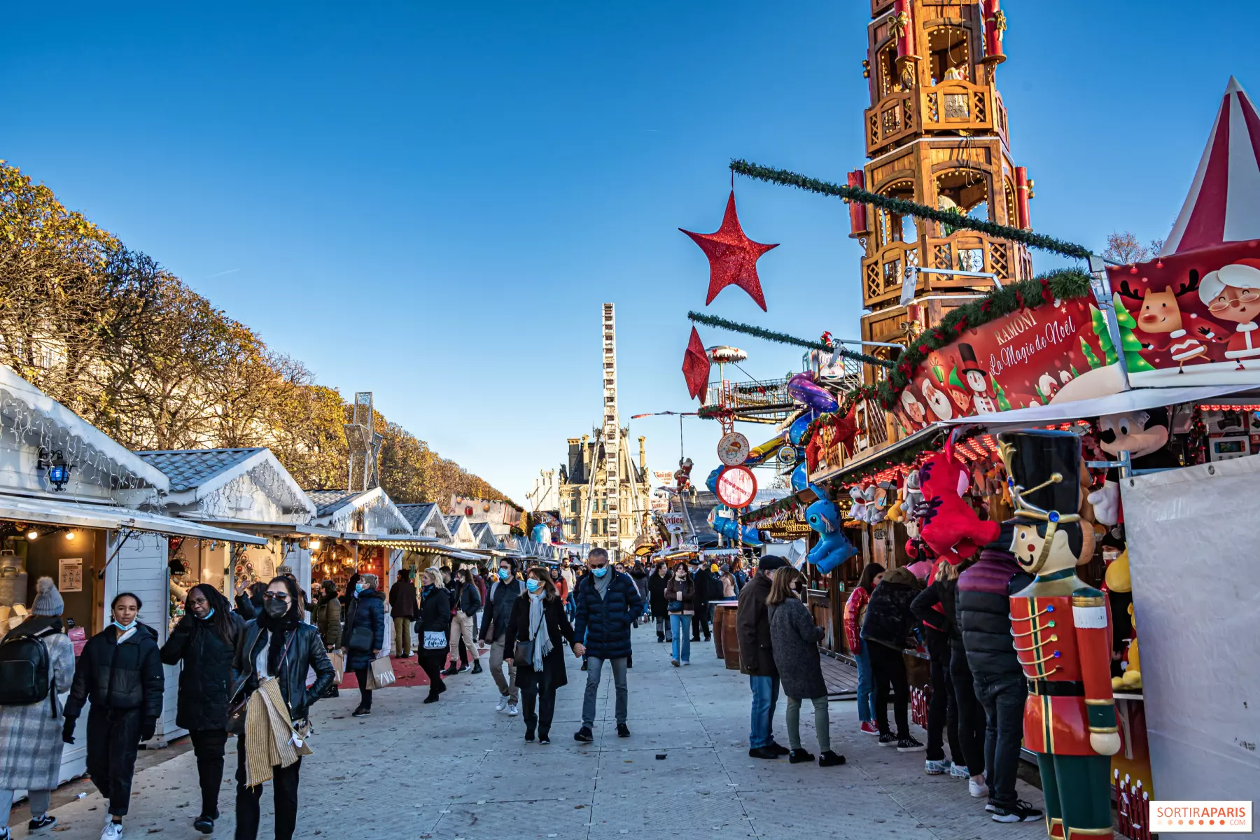 Mercado navideño en el Jardín de las Tullerías