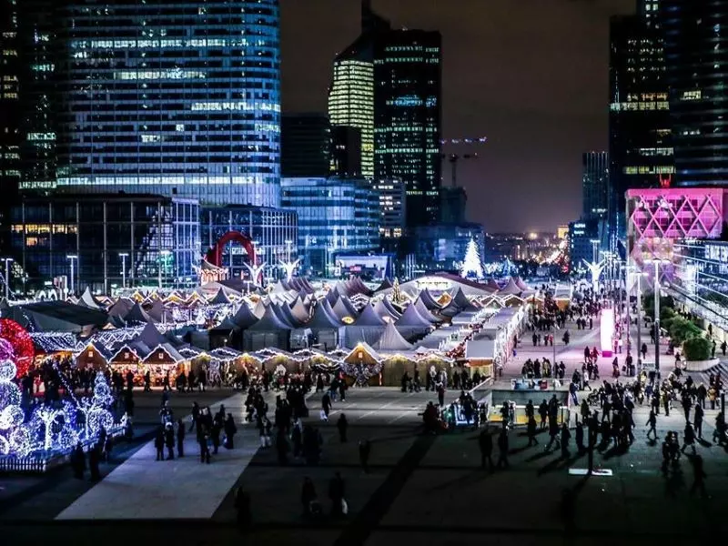 Mercado navideño en La Défense