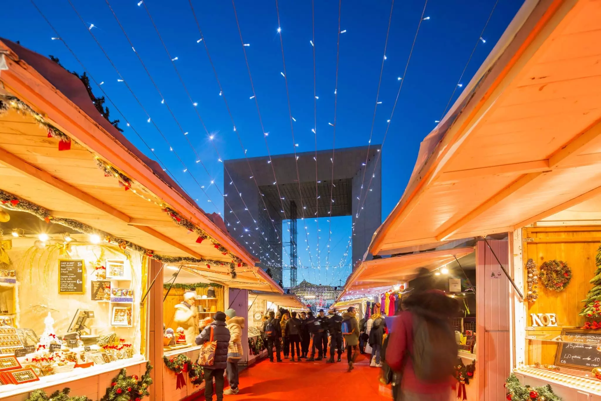 Mercado navideño de La Défense