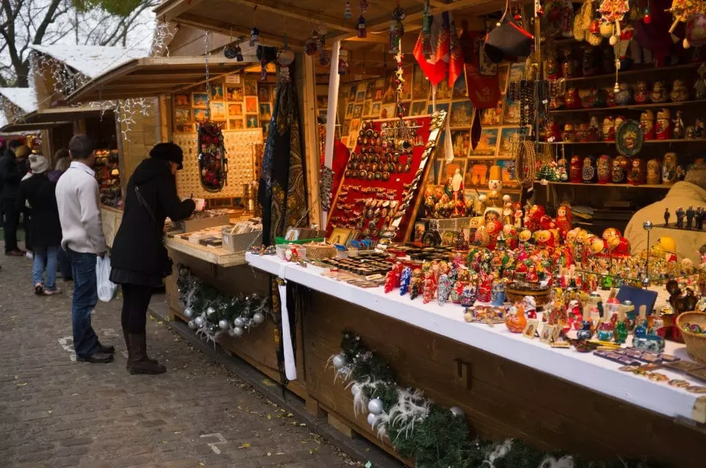 Mercado navideño en Montmartre