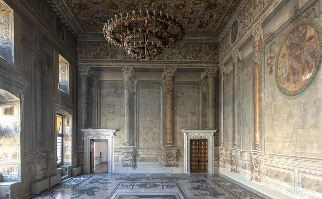 interiores del Palacio de Venecia de Roma